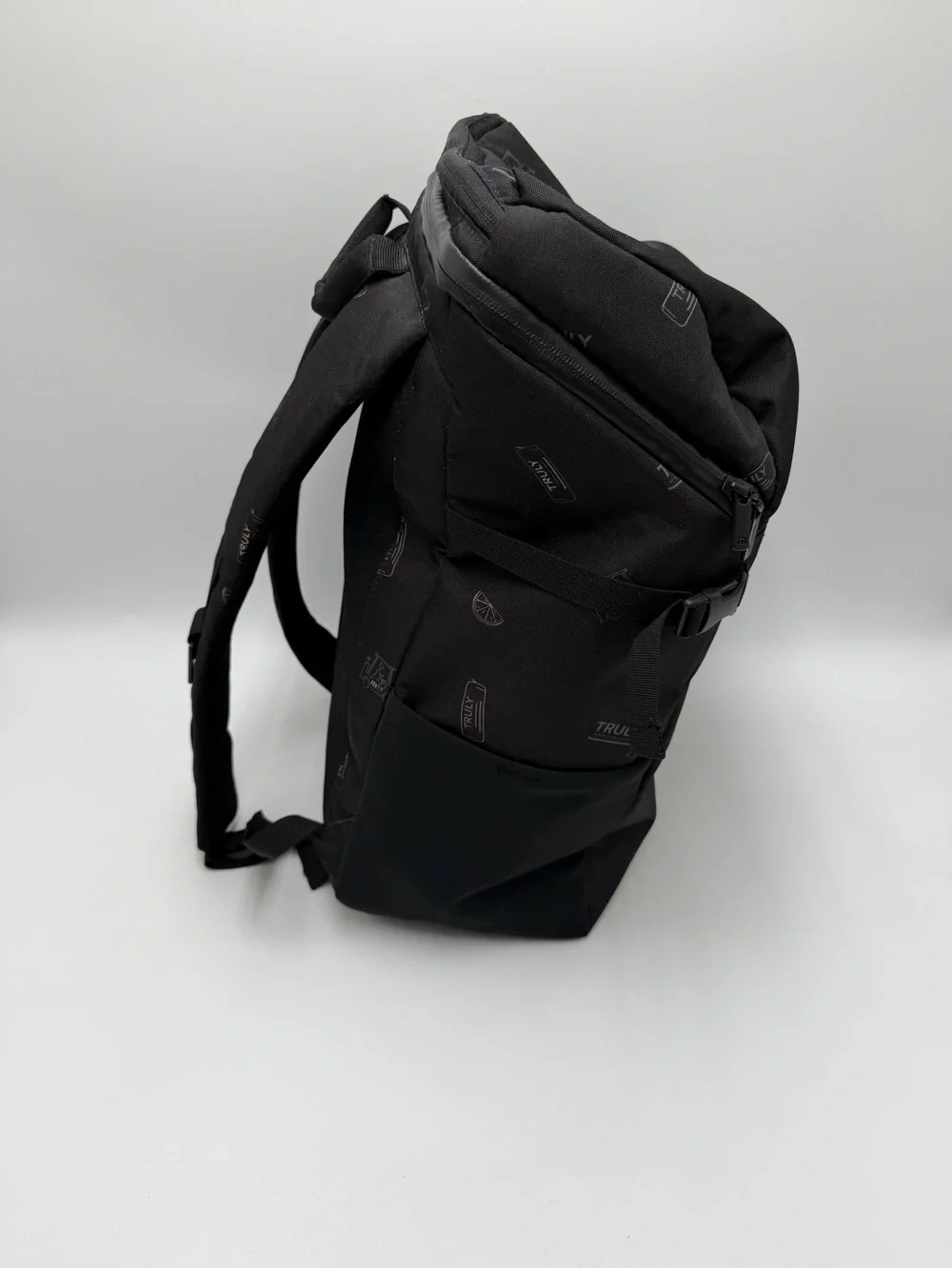 RARE Travis Mathew Golf Truly Seltzer AOP Black Insulated Cooler Backpack